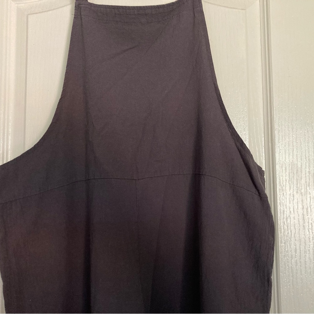 Gray bib Jumpsuit/overalls/romper large - Picture 2 of 8